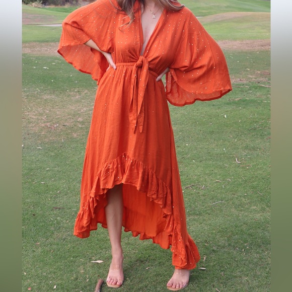 Shimmer high low dress from sundress brand - Picture 14 of 16